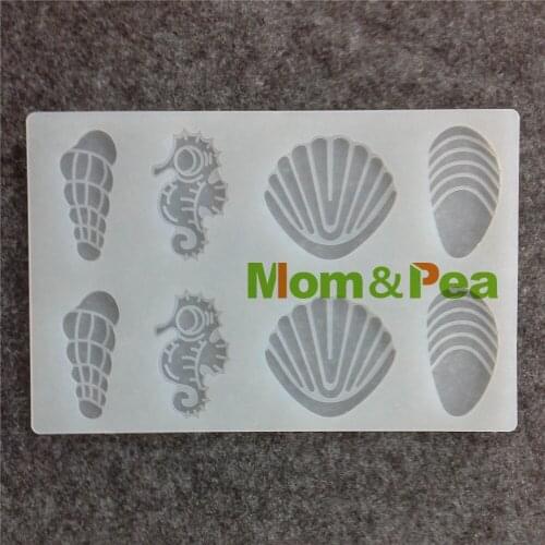 Mom&Pea CX083 High Quality Sea Horse Shaped Silicone Mold Chocolate mold Cake Decoration