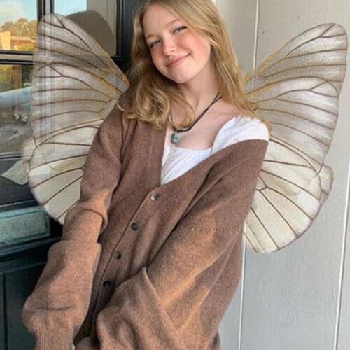 Womens coat machine all-match cropped knitted top Cardigan for women Ladies Sweater y2k Casual solid V-neck single-breasted