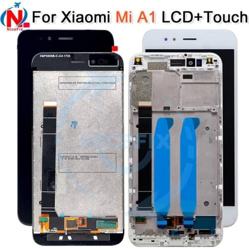 For Xiaomi Mi A1 MiA1 Mi5X Mi 5X lcd display Touch Screen Digitizer with Frame Replacement Parts For Xiaomi Mi A1 LCD