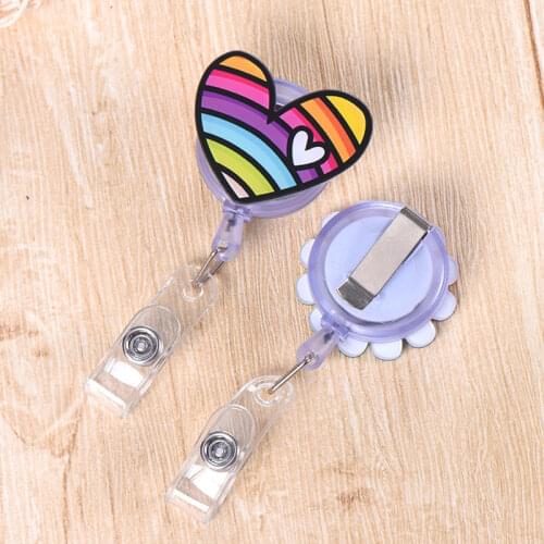1 PC Card Name Holders Candy Colors PU Plastic Bank Card Credit Card Bus ID Holders Bags Identity Badge Women Cute Pattern