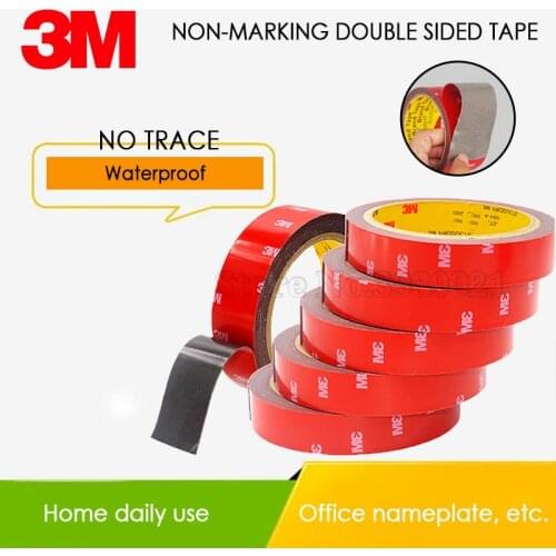 1 Rollo 3 M HBV 4229P Adhesive Foam Acrylic Doble -Faced Mounting Strap With High Strength Elige Ancho Free