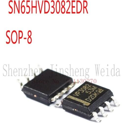 10PCS/LOT SN65HVD3082EDR SOP8 SN65HVD3082DR SOP SN65HVD3082 VP3082 SMD new and original IC