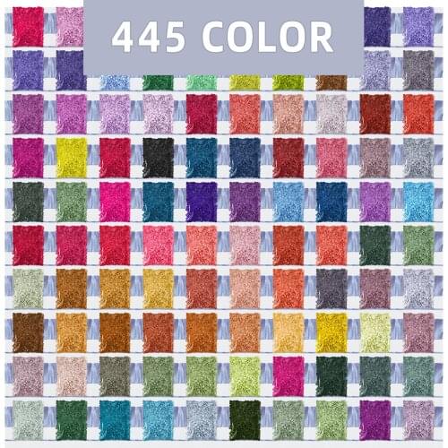 200/1000pcs/Bag Diamond Painting Beads Drills Square Round 445 DMC Colors Rhinestones For 5d Diamond Painting Accessories Kits