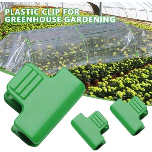 30pcs Greenhouse Clamps Clips Plant Stakes Pipe Clamps For Outer Diameter Shed Film Row Cover Shading Netting Tunnel Hoop Clips
