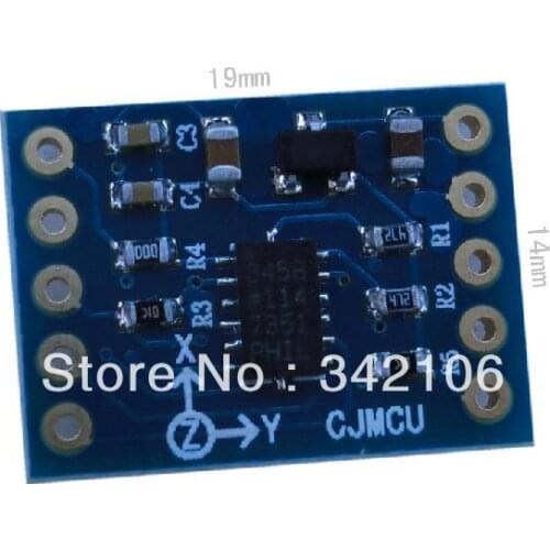 Free Shipping! CJMCU-105 ADXL345 digital three-axis gravity gradient module IIC / SPI transmission