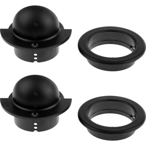 2Pcs Quality Foosball Table Entry Dishes Table Football Entry Cups Foosball Accessory Black Foosball Table Entry Dishes