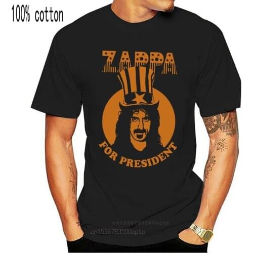 Frank Zappa MenS For President T-Shirt Harajuku Tops Fashion Classic Tee Shirt