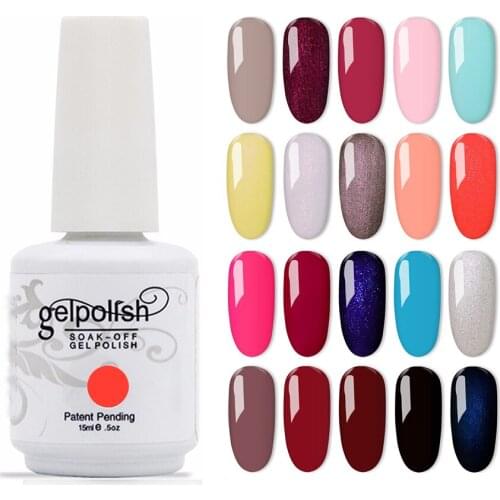 15ml Big Bottle Nail Gel Gelexus UV/LED Nail Gel Polish Soak Off Nail Polish Long Lasting UV Gel Nail Varnish Dry With LED Lamp