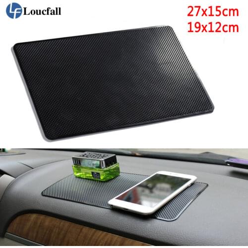 Car Dashboard Sticky Anti-Slip PVC Mat Auto Non-Slip Sticky Gel Pad For Phone Sunglasses Holder Car Styling Interior