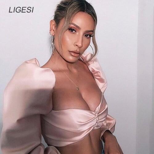 LIGESI Pink Blouses