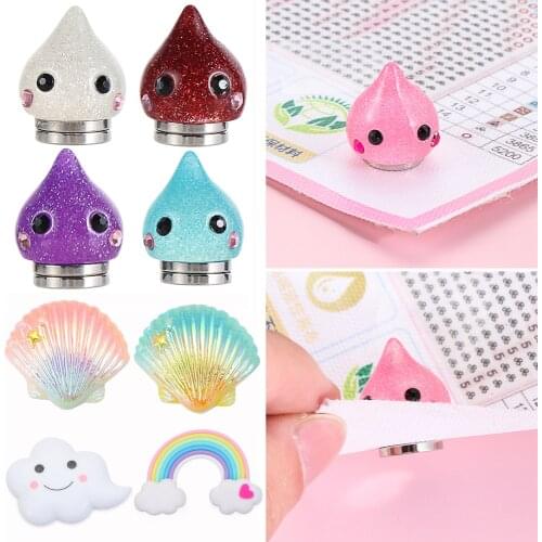 Diamond Painting Tools Glitter Drop Magnet Cover Minders for Parchment Paper Cover Holder DIY Diamond Painting Accessories