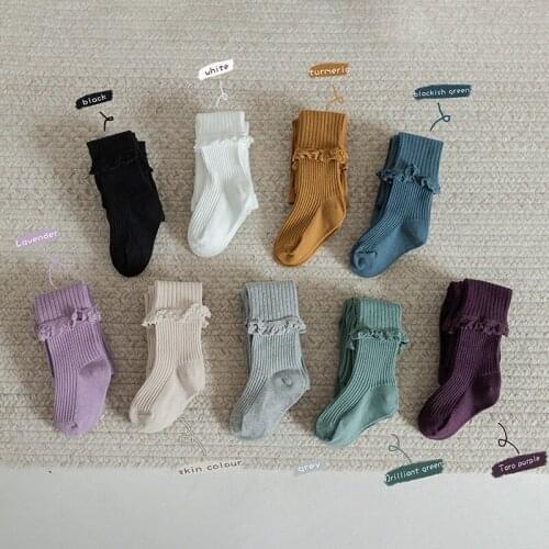 Melario 1 To 10 Years 9 Colors Beautiful Tights for Girls Autumn Winter Childrens Pantyhose Knitted Kids Tights Cotton Pants