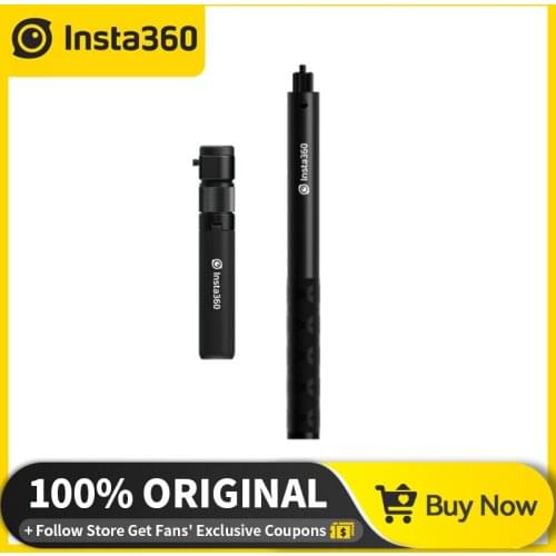 Insta360 ONE X and ONE Bullet Time Accessory Bundle Invisible Selfie Stick Set With Multifunction 360 Rotary Handle Tripod