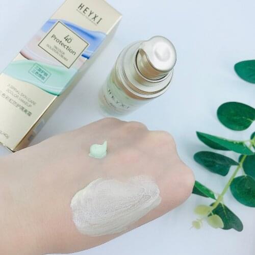 New Designed Attractive Package Makeup Your Face 3 In 1 Rainbow Spiral Skincare Colors Isolation Sun Screen