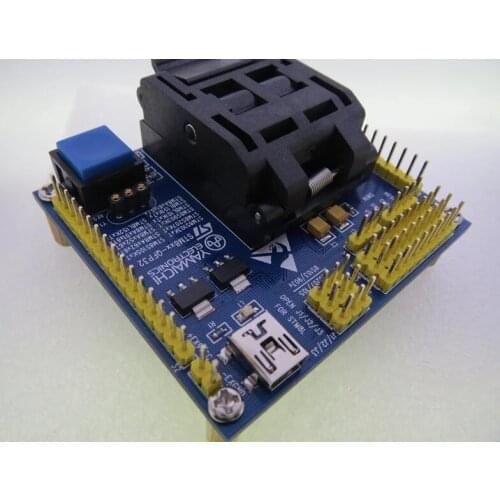 Original ST IC Test Seat STM8Ax52x6 STM8Ax62x Burning Programm STM8Ax51x6 STM8Ax61x6 Socket Adapter