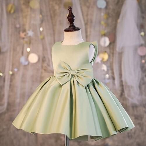 Lolita Dress Kids Clothes Girls Elegance Prom Dresses Flower Girl Wedding Dress Bow-Knot Princess Dress Toddler Girl Outfits