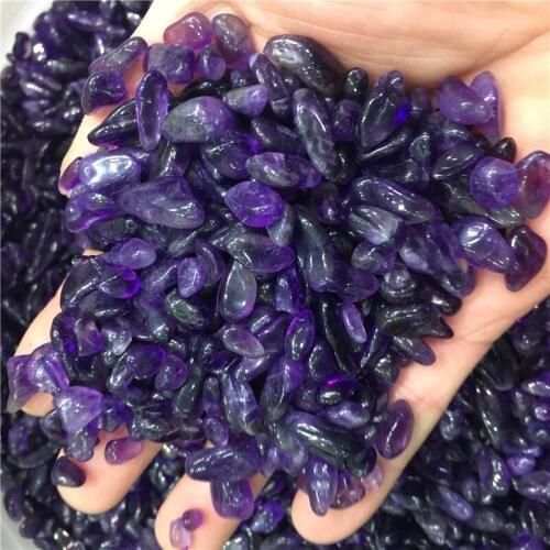 100g rolling gem natural rock mineral amethyst crystal is used to heal chakras