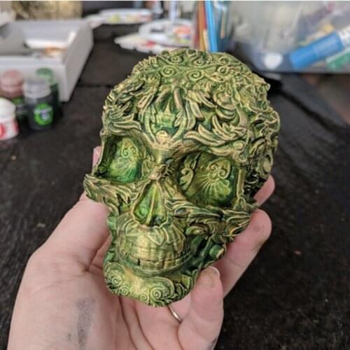 3D relief flower skull silicone mold making candle resin mold chocolate cake decoration food mold