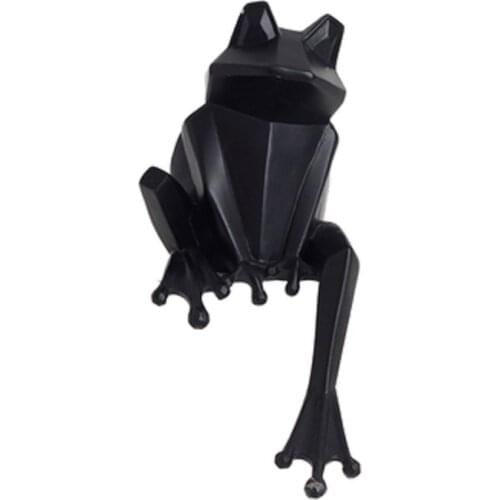 Nordic Creative resin Origami Frog figurine vintage Frog statue home decor crafts room decoration objects resin animal figurine