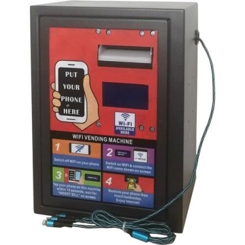 Unique Products to Sell Virtual Service Self-service Banknote Operated 3 in 1 Charging WiFi Vending Machine