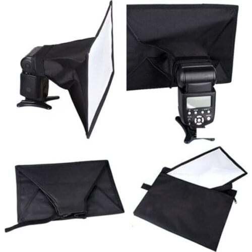 Universal 20x30cm Flash Softbox Diffuser for Canon 580EX 430EX II 550EX Nikon SB900 SB800 SB700 Nissin Yongnuo