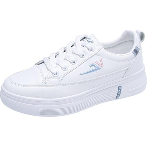 Fashion Women White Shoes Platform Shoes Light Casual Sneakers Autumn Non-slip Running Footwear New Tennis Shoe Zapatillas Mujer