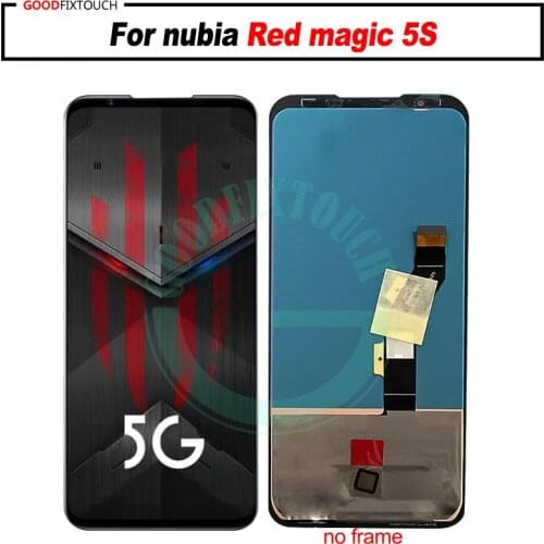 For red magic 5S LCD Display + Touch Screen Digitizer Aseembly For redmagic5S screen