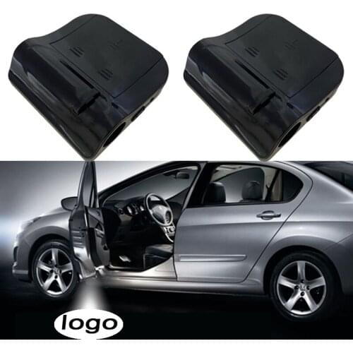 1PCS Wireless Car Welcome Light Door Decor Shadow LED Welcome Laser Projector Lamp Car Interior Light Accessories Ornaments Kits