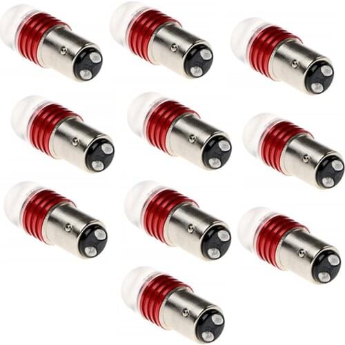 10pcs/lot 1157 5630SMD 3leds Reversing (backup) Lights 1156 White Red Color Brake Lights P21W BAY15D Turn Signal Lights 12V