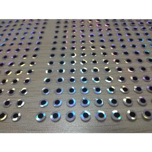 2mm 3mm 4mm 5mm 6mm 7mm 8mm 9mm 10mm 12mm 13mm 14mm 15mm 16mm 18mm 19mm 20mm Silver 2D Holographic Fishing Lure Eyes Jigs eyes