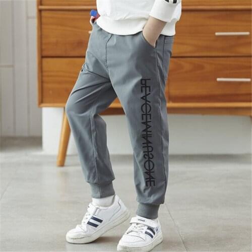 2021 Spring Autumn Casual Pants Boys Kids Trousers Children Clothing Teenagers Sport In Stock High Quality