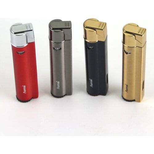 Cigarette Accessories Windproof Slim Gas Lighter Women Use Elegant Torch Lighter Am293