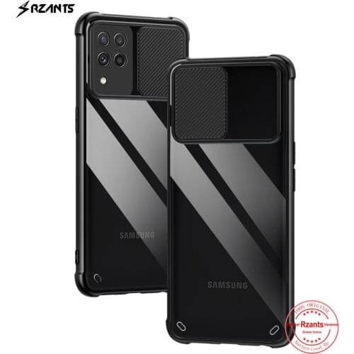 Rzants For Samsung Galaxy A22 4G 5G M32 Case Lens Protection Camera Strong Protective Slim Airbag Transparent Thin Clear Cover