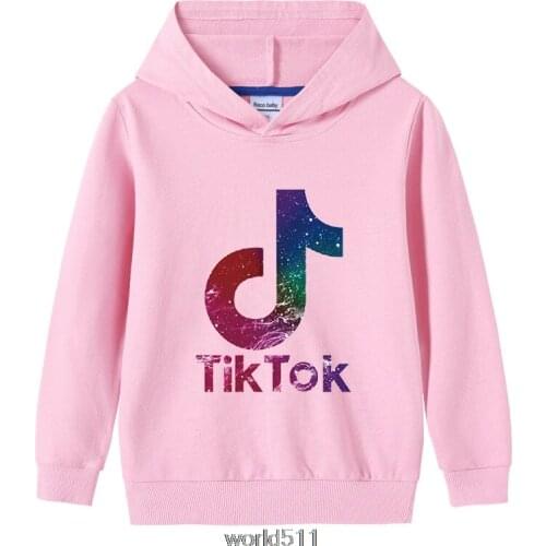 Children Clothes Cartoon Tik Tok Princess Print Hoodies Girl Sweatshirt Kid Long Sleeve T-Shirt Hooded Tik Tok