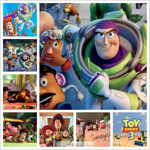 DISNEY Diamonds Painting Cartoon Toy Story Series Decor Diamond Rhinestone Embroidery Cross Stitch Home Decortion chrismas gift