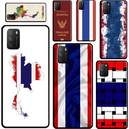 Thailand Flag Map For Xiaomi Mi Note 10 Lite Mi 11 Ultra 9T 10T Pro A3 Phone Case For POCO F3 F2 M3 X3 Pro
