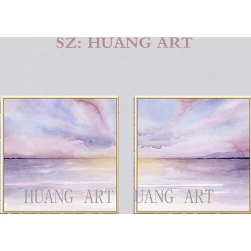 Oil Painting Decor Nordic Modern Landscape Home Office Hotel Villa Club Wall Art Abstract CombinationPainting Home Decoration