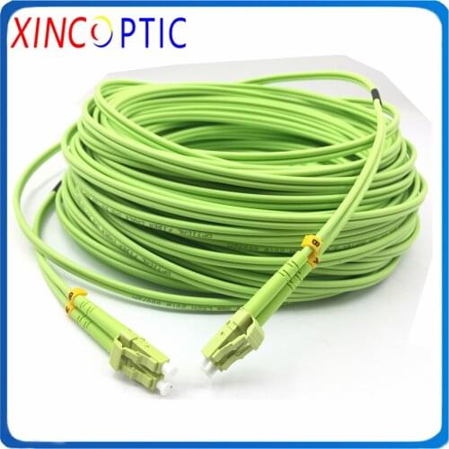 LC/UPC-LC/UPC MM(OM5), 50/125,Duplex,2.0mm,1/2/3/5/7/8M,LSZH Jacket,Duplex LC-LC ST FC SC Dual Fiber Optic Patch Cord Cable