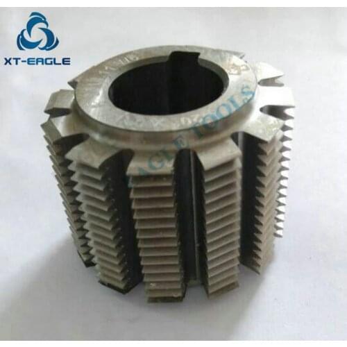 HSS Module M2.25 Involute Spline Gear Hob Cutter PA30 degree 60*60*27hole