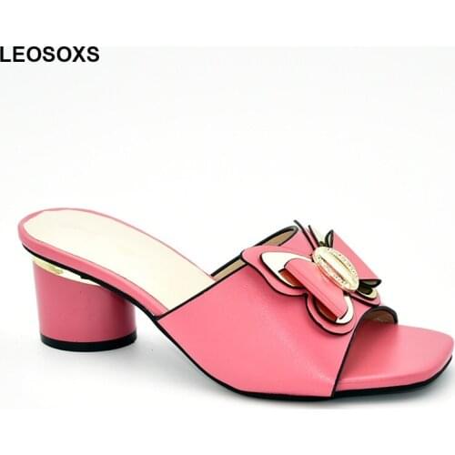 Latest Design Plus Size Shoes Women Heel Woman Sandals 2020 Summer Nigerian Women Party Wedding Pumps Decorated with Rhinestone