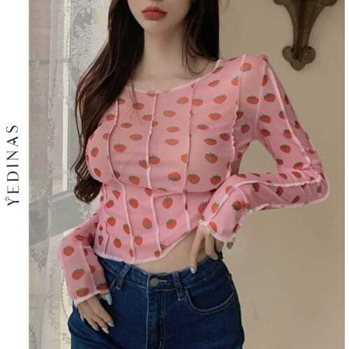 Женские базовые футболки Yedinas China At AliExpress