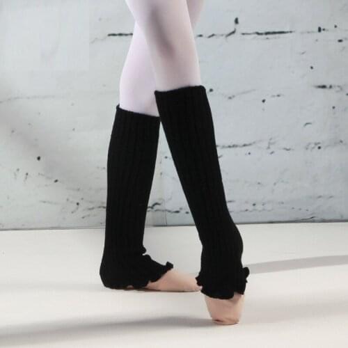Women Beenwarmers Girl Long Latin/Ballet Dance Sock Black Ballerina Adults Winter Leg Warmers Knitted Leggings Warmers For Dance