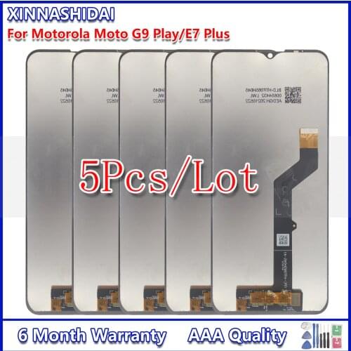 5 PCS Original For Motorola Moto G9 Play lcd display with touch screen digitizer Assembly For Moto G9 plus XT2087 lcd display