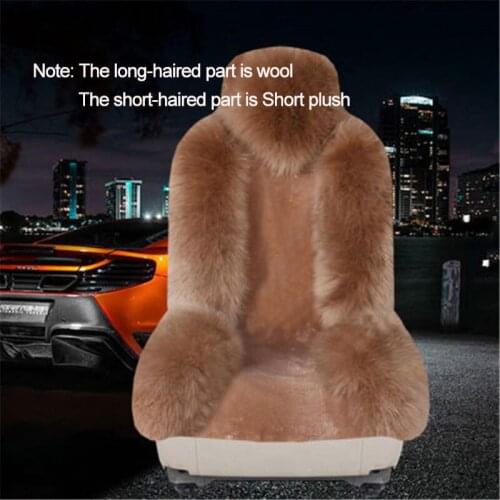 2020 winter New Seat Cover Universal Pure Wool Seat Cover To Protect Car Interior For Car Lada/Granta/Kalina/Priora/Bmw/Toyota