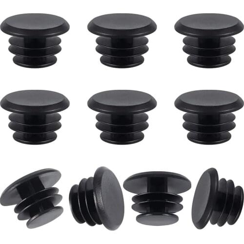 100 Pcs Handlebar Bar End Plugs Plastic Bike Handlebar Bar End Caps for Road Mountain Bike Most Bicycle