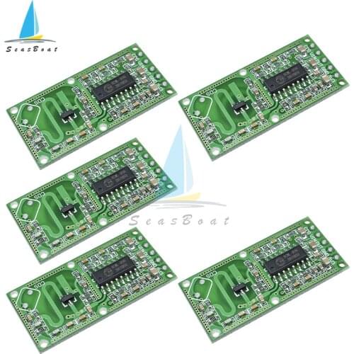 5PCS RCWL-0516 Microwave Radar Sensor Module Human Body Induction Switch Module Intelligent Sensor 4-28V