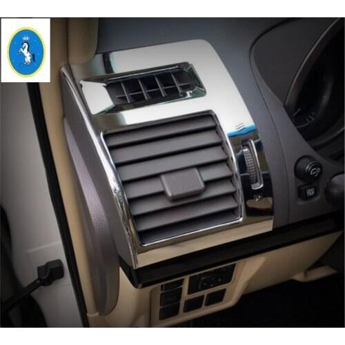 Yimaautotrims Auto Accessory For Toyota Land Cruiser Prado FJ150 2014 - 2020 Dashboard Air AC Outlet Vent Cover Trim Interior