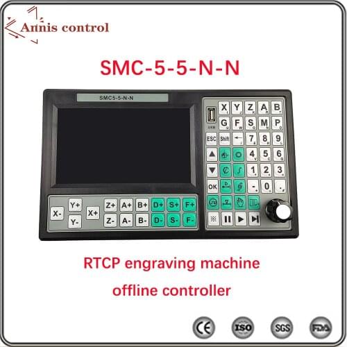 CNC controller instead of Mach 3 USB control motion card RTCP engraving machine offline control 5 axis 500KHz 7 inch silk screen