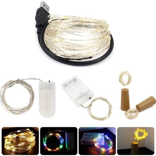 Светодиодные гирлянды с прозрачным проводом HTHwish China At AliExpress