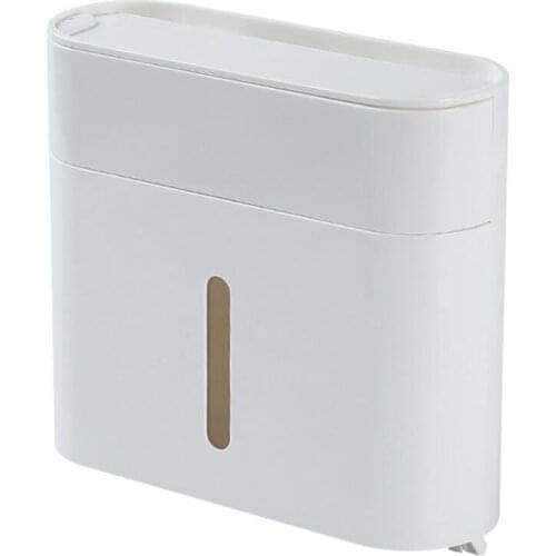 Toilet Paper Box, Toilet Paper Towel, Toilet Paper Rack, Household Kitchen, Non-Perforated Pumping Paper Roll Storage